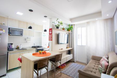 Sala de apartamento à venda com 2 quartos, 41m² em Vila Valparaíso, Santo André