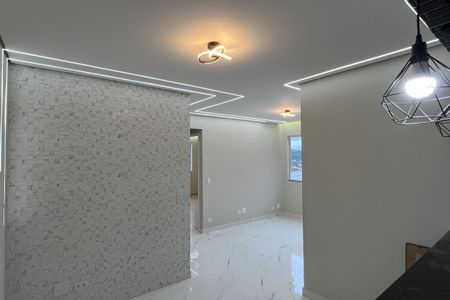 Sala de apartamento para alugar com 2 quartos, 60m² em Saboó, Santos