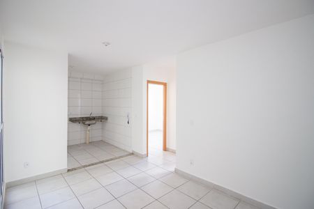 Sala de apartamento para alugar com 2 quartos, 41m² em Chácara Cotia, Contagem