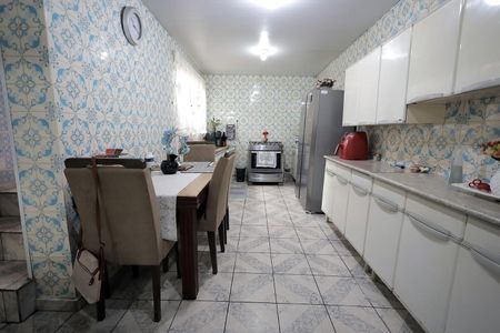 Cozinha de casa à venda com 3 quartos, 118m² em Vila Alto de Santo Andre, Santo André