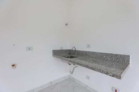 Cozinha de kitnet/studio para alugar com 1 quarto, 31m² em Jardim Clementino, Taboão da Serra