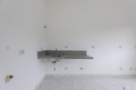 Cozinha de kitnet/studio para alugar com 1 quarto, 31m² em Jardim Clementino, Taboão da Serra