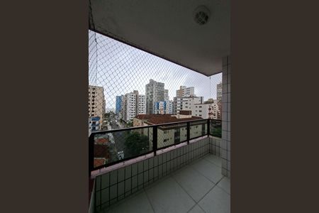 Varanda da sala de apartamento para alugar com 3 quartos, 188m² em Vila Tupi, Praia Grande