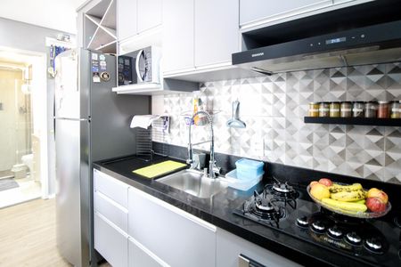 Apartamento à venda com 38m², 2 quartos e 1 vagaCozinha e Área de Serviço