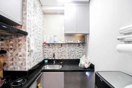 Apartamento à venda com 38m², 2 quartos e 1 vagaCozinha e Área de Serviço
