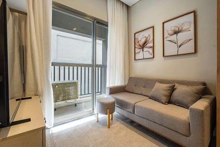 Sala/Cozinha de apartamento para alugar com 1 quarto, 28m² em Pinheiros, São Paulo