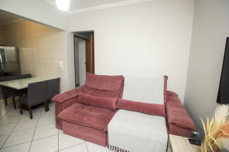 Sala de apartamento para alugar com 2 quartos, 90m² em Vila Guaraciaba, Santo André
