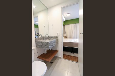 Studio para alugar com 25m², 1 quarto e sem vaga Studio para alugar com 25m², 1 quarto e sem vagaBanheiro