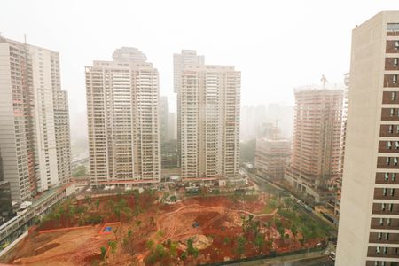 Varanda de kitnet/studio para alugar com 1 quarto, 25m² em Jardim das Acacias, São Paulo