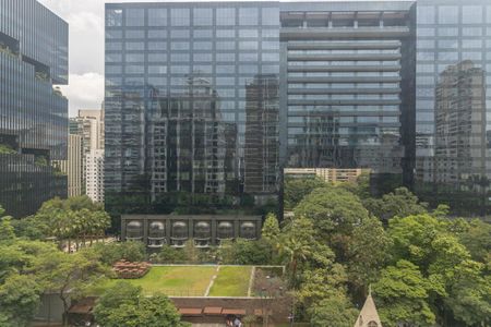 Vista da Sala de apartamento para alugar com 3 quartos, 150m² em Itaim Bibi, São Paulo