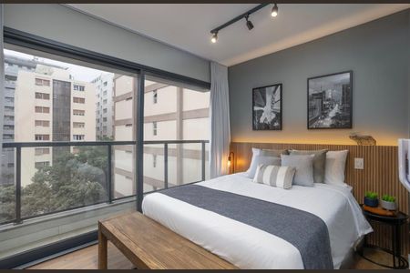 Sala / Quarto de apartamento à venda com 1 quarto, 21m² em Paraíso, São Paulo