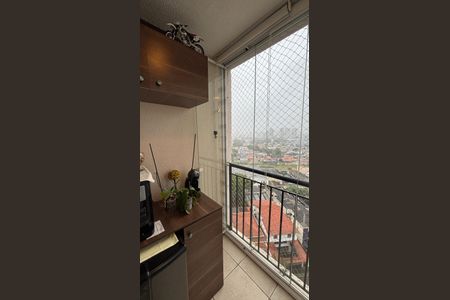 Sala - Sala de Jantar Varanda de apartamento à venda com 2 quartos, 49m² em Vila Valparaíso, Santo André
