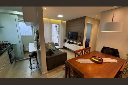 Sala - Sala de Jantar de apartamento à venda com 2 quartos, 49m² em Vila Valparaíso, Santo André