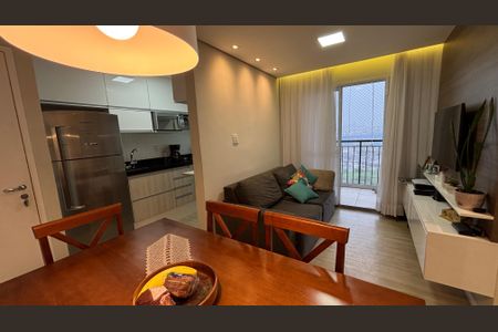 Sala - Sala de Jantar de apartamento à venda com 2 quartos, 49m² em Vila Valparaíso, Santo André