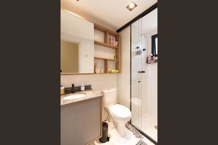 Apartamento para alugar com 44m², 2 quartos e 1 vaga Apartamento para alugar com 44m², 2 quartos e 1 vagaBanheiro