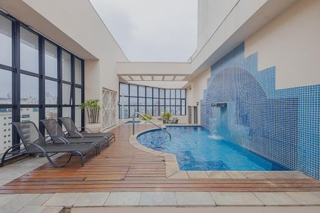 Studio para alugar com 35m², 1 quarto e 1 vagaPiscina