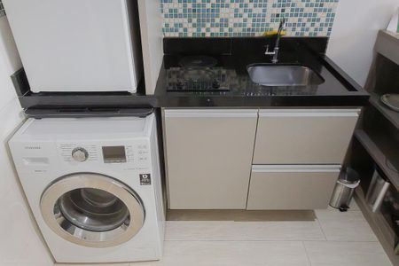 Studio para alugar com 35m², 1 quarto e 1 vaga Studio para alugar com 35m², 1 quarto e 1 vagaCozinha