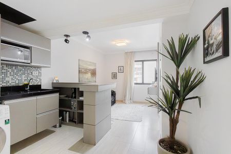 Studio para alugar com 35m², 1 quarto e 1 vaga Studio para alugar com 35m², 1 quarto e 1 vagaCozinha