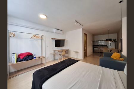 Sala-Quarto de apartamento para alugar com 1 quarto, 34m² em Centro, Rio de Janeiro