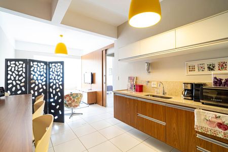 Sala/Cozinha de apartamento à venda com 1 quarto, 72m² em Bela Vista, São Paulo