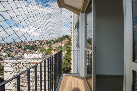 Sala Varanda de apartamento à venda com 3 quartos, 72m² em Praça da Bandeira, Rio de Janeiro