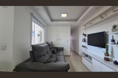 Sala de apartamento à venda com 2 quartos, 98m² em Parque Novo Oratório, Santo André