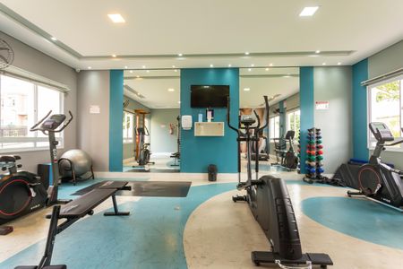 Apartamento para alugar com 43m², 2 quartos e 1 vaga Apartamento para alugar com 43m², 2 quartos e 1 vagaÁrea comum - Academia