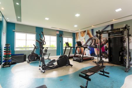 Apartamento para alugar com 43m², 2 quartos e 1 vaga Apartamento para alugar com 43m², 2 quartos e 1 vagaÁrea comum - Academia