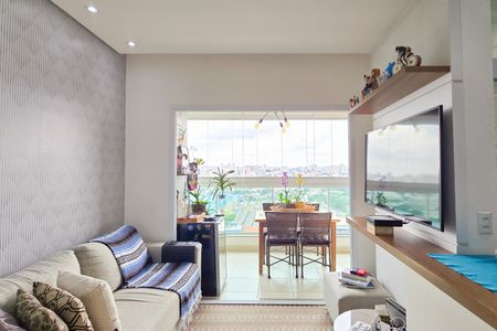 Sala de apartamento à venda com 1 quarto, 53m² em Jardim Silvestre, São Bernardo do Campo