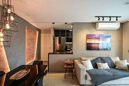 Sala de apartamento à venda com 1 quarto, 60m² em Morumbi, São Paulo