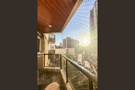 Varanda da Sala de apartamento à venda com 4 quartos, 123m² em Vila Regente Feijó, São Paulo