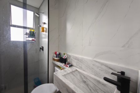 Banheiro Suíte de apartamento para alugar com 3 quartos, 87m² em Jardim das Cerejeiras, Campinas