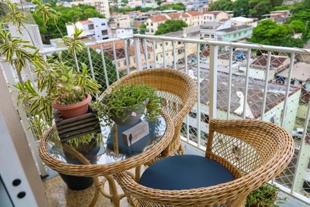 Varanda da Sala de apartamento à venda com 3 quartos, 68m² em Engenho de Dentro, Rio de Janeiro