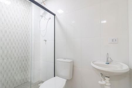 Banheiro da Suíte de apartamento para alugar com 1 quarto, 56m² em Vila Nova Conceição, São Paulo