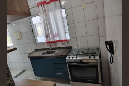 Cozinha de apartamento para alugar com 2 quartos, 58m² em Parque Sao Vicente, Santo André