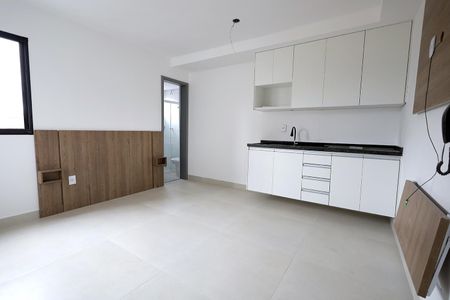 Sala, Cozinha, Quarto de apartamento à venda com 1 quarto, 23m² em Vila Sao Pedro, Santo André