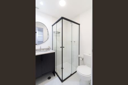 Banheiro de kitnet/studio para alugar com 1 quarto, 28m² em Butantã, São Paulo