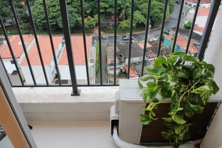 Varanda da Sala de apartamento à venda com 1 quarto, 27m² em Vila São José, São Paulo