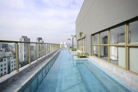 Studio para alugar com 23m², 1 quarto e sem vagaPiscina