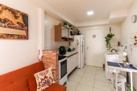 Sala/Cozinha de apartamento para alugar com 1 quarto, 26m² em Brás, São Paulo