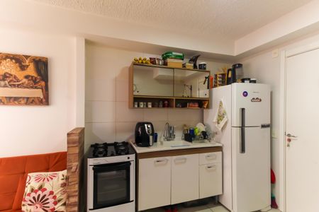 Sala/Cozinha de apartamento para alugar com 1 quarto, 26m² em Brás, São Paulo