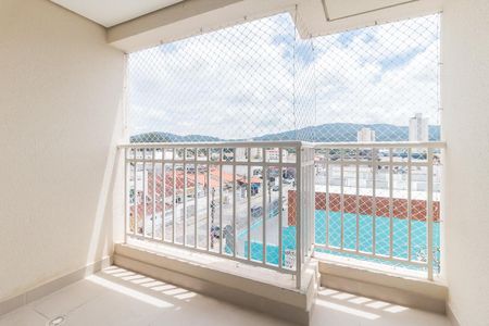 Varanda da Sala de apartamento para alugar com 3 quartos, 68m² em Vila Mogilar, Mogi das Cruzes
