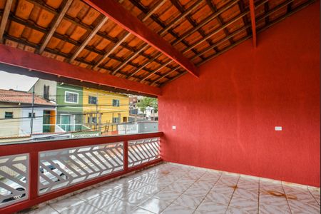 Varanda da Sala de casa para alugar com 2 quartos, 220m² em Parque João Ramalho, Santo André