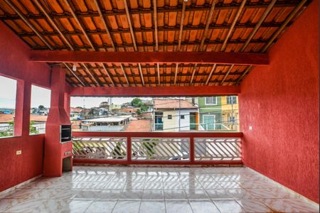 Varanda da Sala de casa à venda com 2 quartos, 220m² em Parque João Ramalho, Santo André