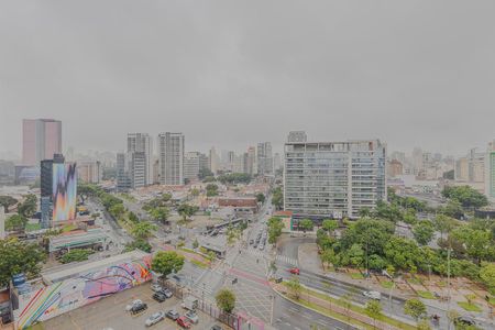 Vista da Varanda de kitnet/studio para alugar com 1 quarto, 29m² em Pinheiros, São Paulo