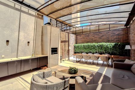 Studio para alugar com 31m², 1 quarto e sem vaga Studio para alugar com 31m², 1 quarto e sem vagaÁrea comum - Churrasqueira