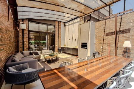 Studio para alugar com 31m², 1 quarto e sem vaga Studio para alugar com 31m², 1 quarto e sem vagaÁrea comum - Churrasqueira