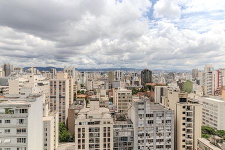Vista de kitnet/studio para alugar com 1 quarto, 31m² em Vila Buarque, São Paulo