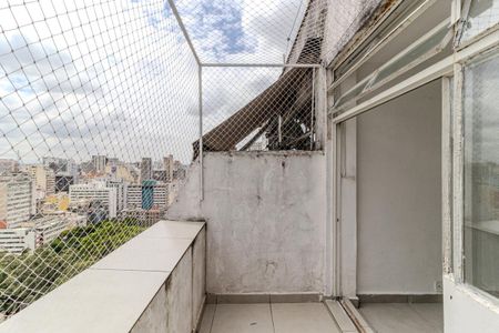 Varanda de kitnet/studio para alugar com 1 quarto, 31m² em Vila Buarque, São Paulo
