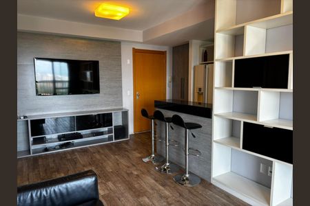 Sala de apartamento para alugar com 1 quarto, 56m² em Petrópolis, Porto Alegre